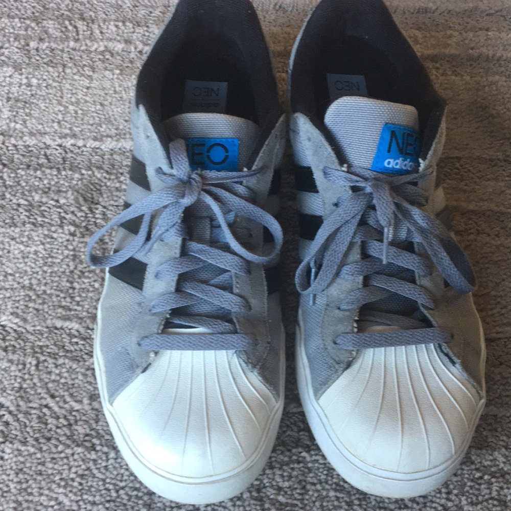 Men’s 10 Adidas NEO. Grey with black